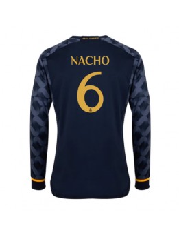 Moški Nogometna dresi replika Real Madrid Nacho #6 Gostujoči 2023-24 Dolgi rokav